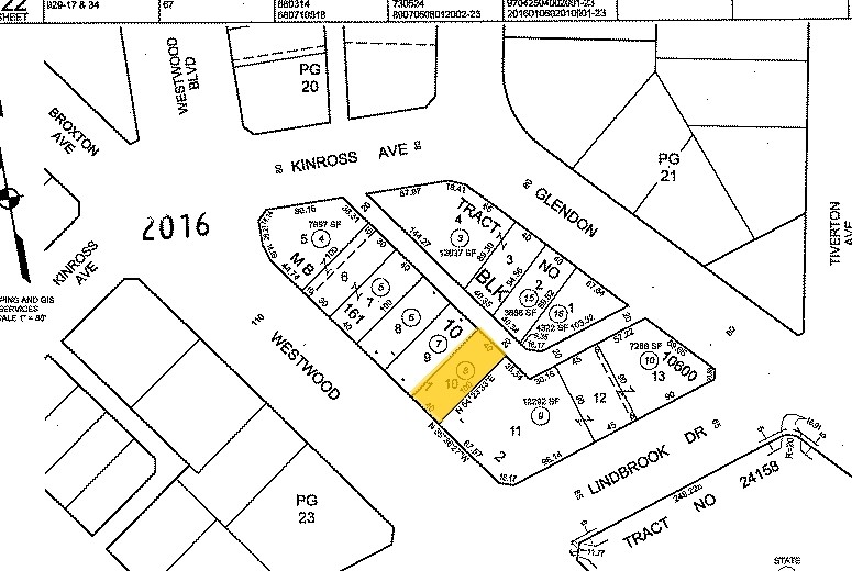 1136-1140 Westwood Blvd, Los Angeles, CA à louer - Plan cadastral - Image 2 de 42