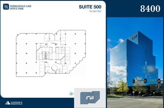 8000-8500 Normandale Lake Blvd, Bloomington, MN for lease Floor Plan- Image 1 of 2