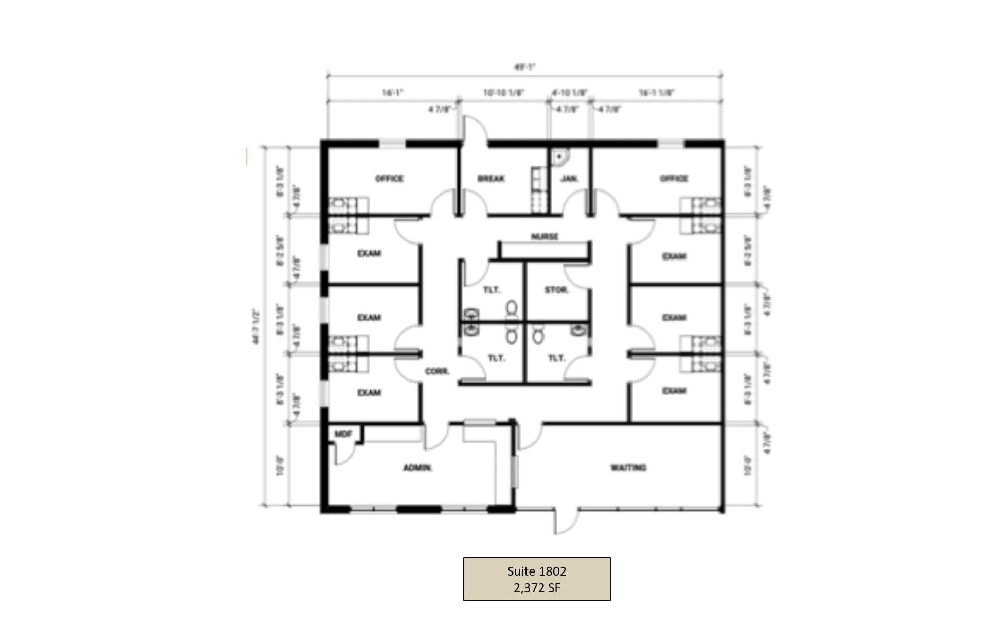 1400 N Coit Rd, McKinney, TX for lease Floor Plan- Image 1 of 6