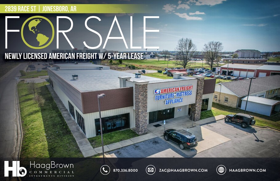 2839 Race St, Jonesboro, AR for sale - Building Photo - Image 1 of 6