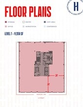 701 7th St NW, Washington, DC à louer Plan d’étage- Image 1 de 1