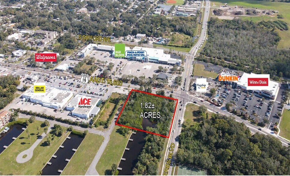 Meres Blvd & US Alt 19 N, Tarpon Springs, FL à vendre - Aérien - Image 3 de 4