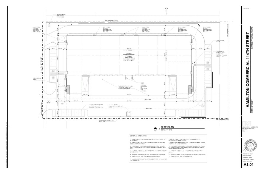 2250 114th St, Grand Prairie, TX for lease - Site Plan - Image 2 of 3