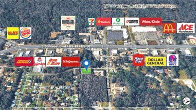 4079 S Ohio Ave, Homosassa, FL - AÉRIEN  Vue de la carte