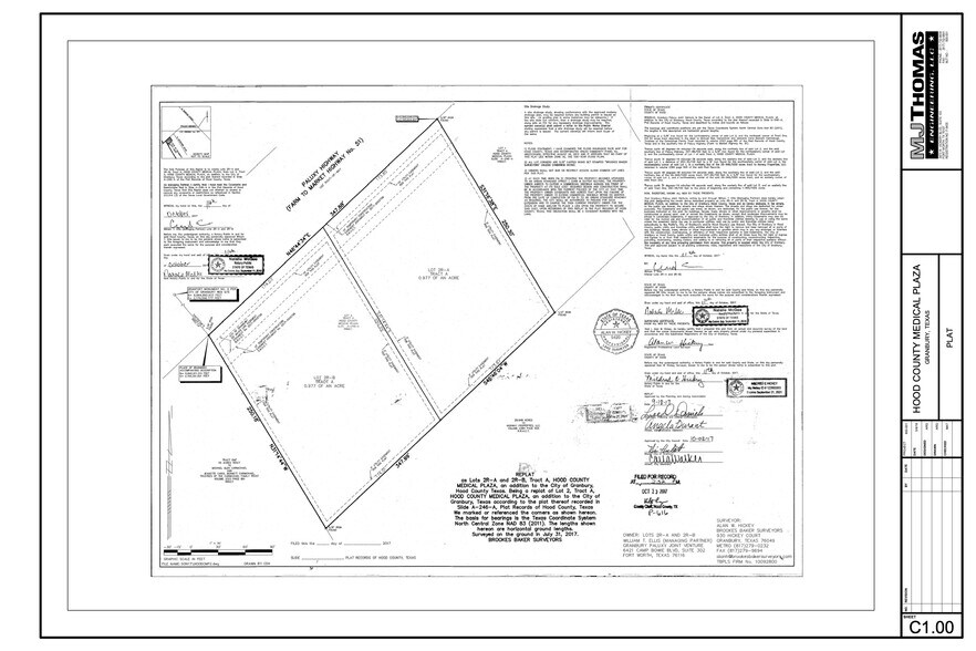 1307 Paluxy Rd, Granbury, TX à vendre - Plan cadastral - Image 3 de 3