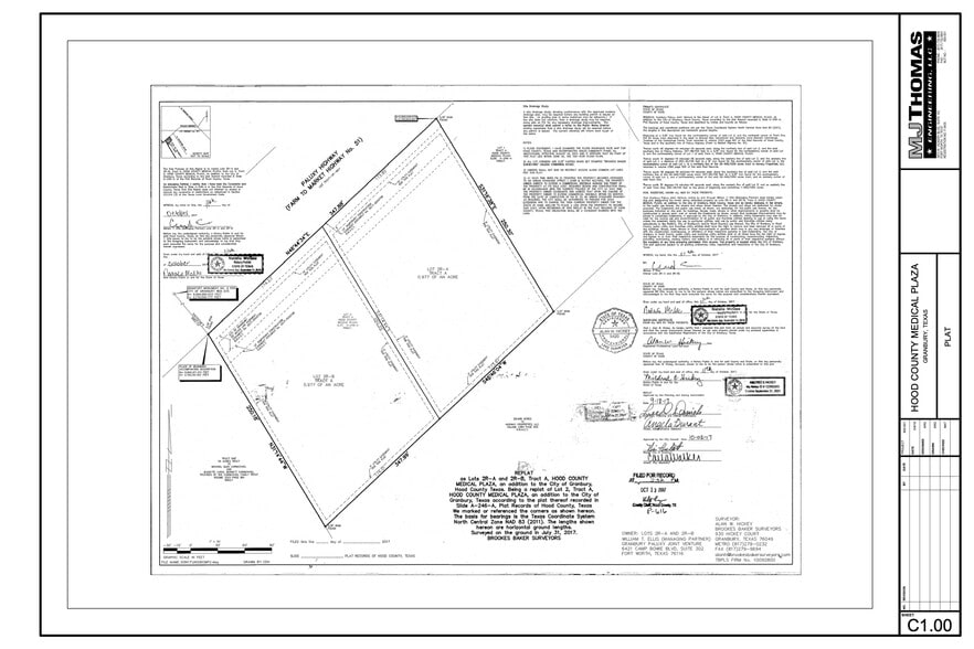 1307 Paluxy Rd, Granbury, TX for sale - Plat Map - Image 3 of 3