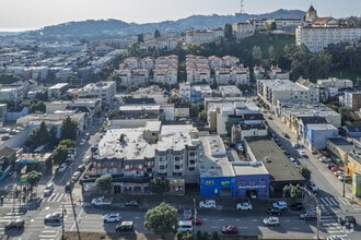 2929 Geary Blvd, San Francisco, CA - Aérien Vue de la carte