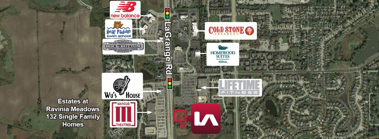 16501 S LaGrange Rd, Orland Park, IL à vendre Aérien- Image 1 de 2