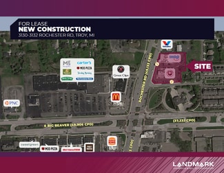 Plus de détails pour 3132-3142 Rochester Rd, Troy, MI - Commerce de détail à louer