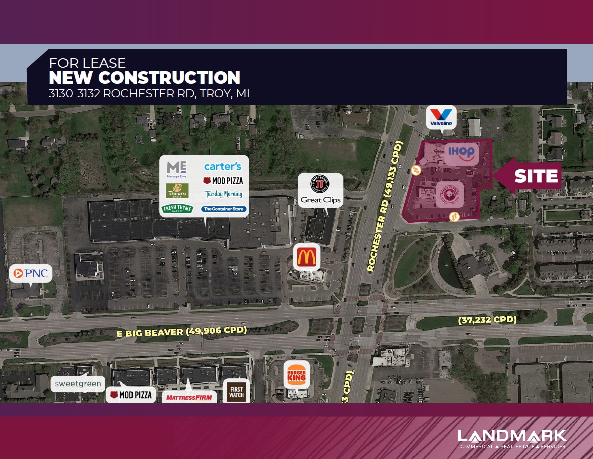 3132-3142 Rochester Rd, Troy, MI for lease Building Photo- Image 1 of 8