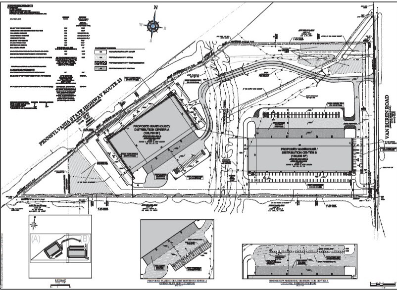 1492 Van Buren Rd, Easton, PA à vendre - Plan de site - Image 1 de 1