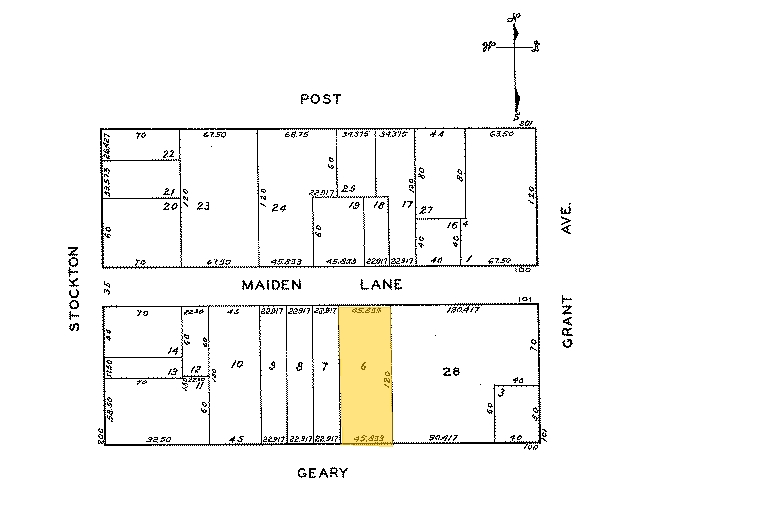 140 Geary St, San Francisco, CA à louer - Plan cadastral - Image 2 de 3