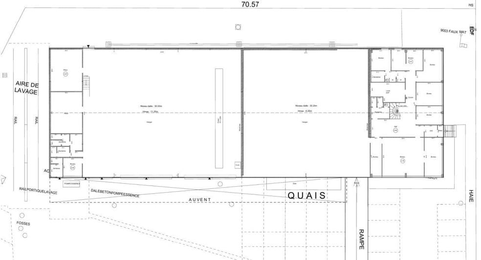 Bureau dans Villeneuve-la-Garenne à louer - Plan d’étage - Image 2 de 5