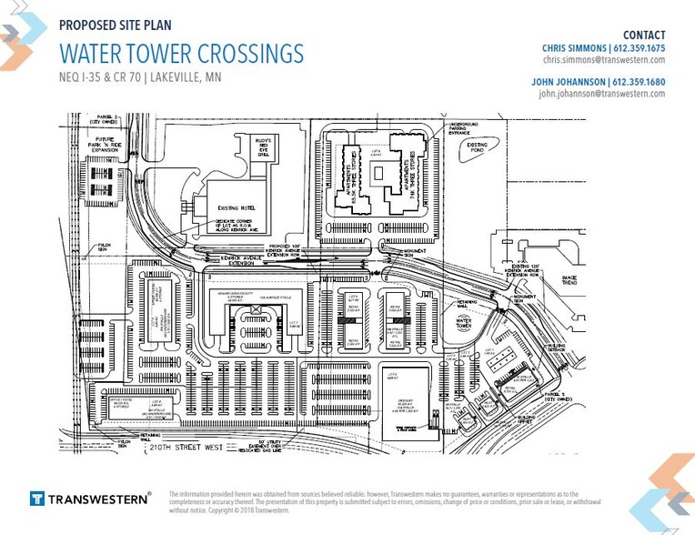 NE County Road 70 IH 35, Lakeville, MN for lease - Site Plan - Image 2 of 2