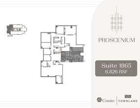 1170 Peachtree St, Atlanta, GA à louer Plan d’étage- Image 1 de 1