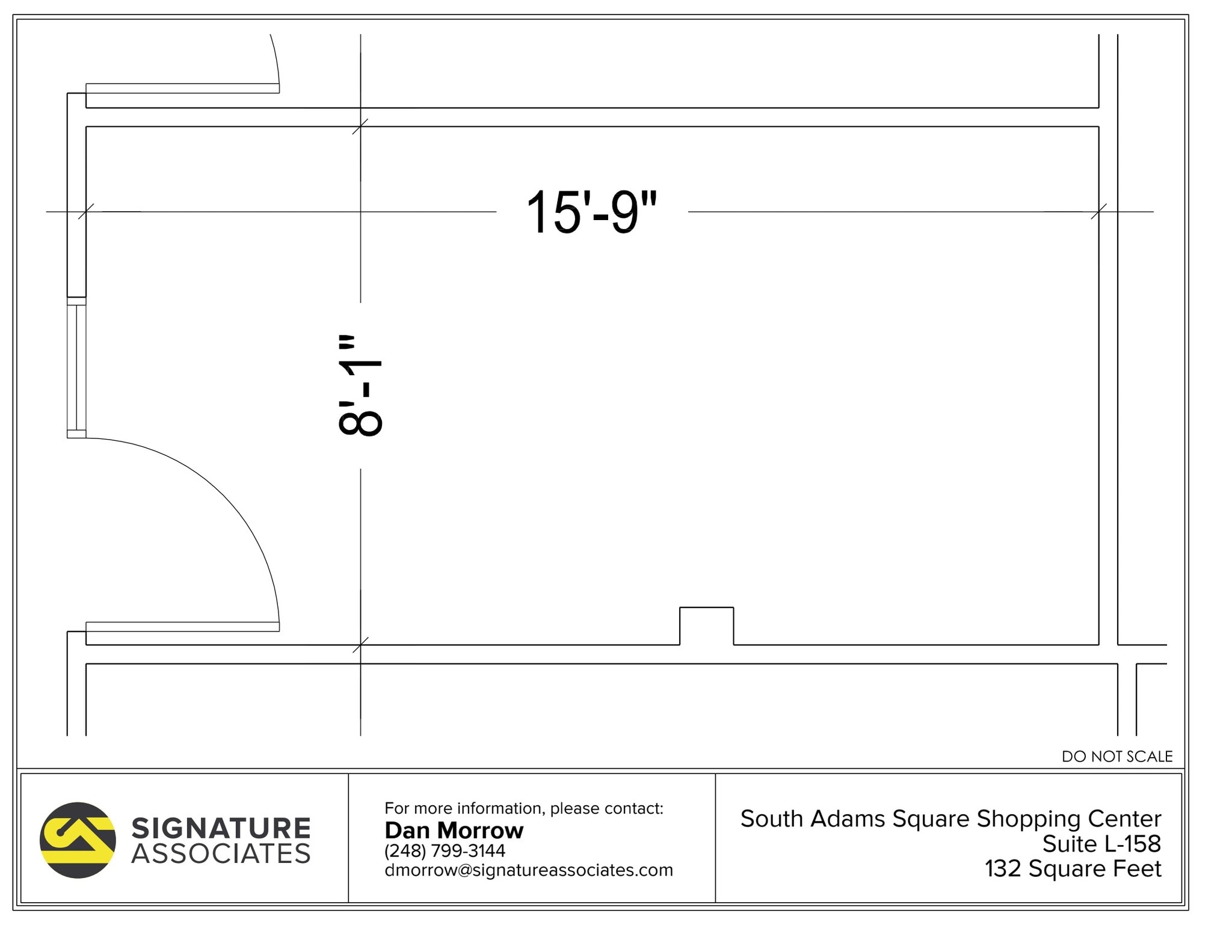 725 S Adams Rd, Birmingham, MI for lease Floor Plan- Image 1 of 1