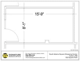 725 S Adams Rd, Birmingham, MI for lease Floor Plan- Image 1 of 1