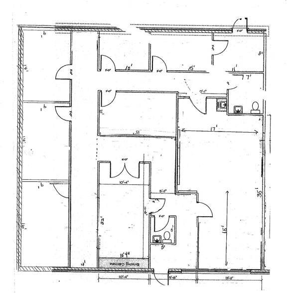 19171-19191 Merriman Rd, Livonia, MI à louer - Plan d’étage - Image 2 de 6