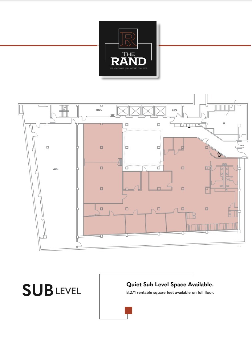 110 E Houston St, San Antonio, TX for lease Floor Plan- Image 1 of 1