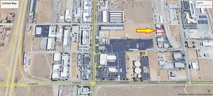 42142 7th St W, Lancaster, CA - AERIAL  map view