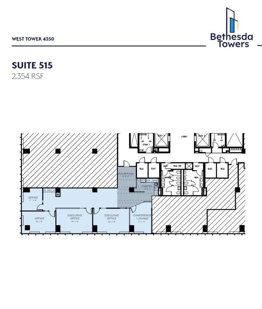 4340 East-West Hwy, Bethesda, MD for lease Floor Plan- Image 1 of 1