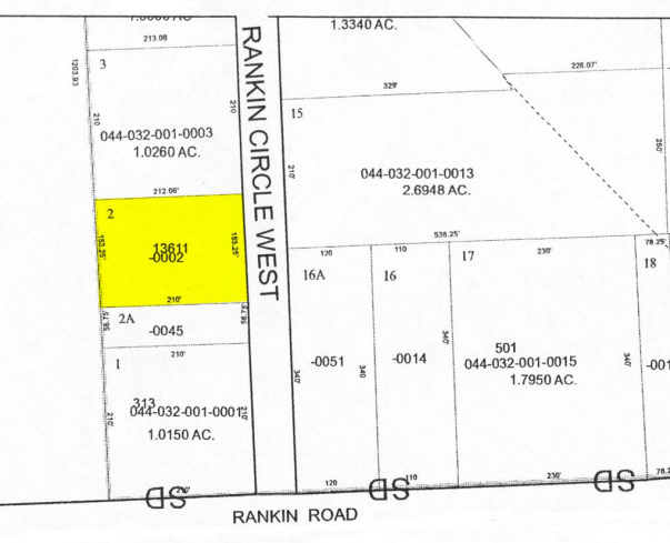 13611 Rankin Cor W, Houston, TX à vendre - Plan cadastral - Image 2 de 6