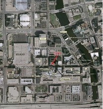 230-234 W Wisconsin Ave, Milwaukee, WI - AÉRIEN Vue de la carte