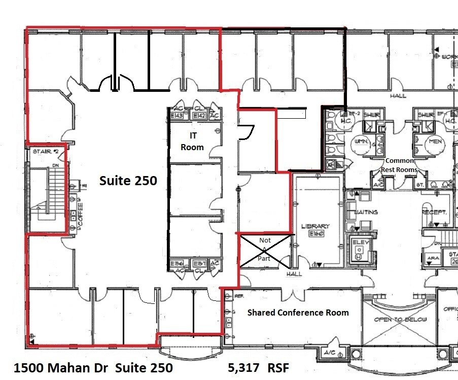1500 Mahan Dr, Tallahassee, FL for lease Floor Plan- Image 1 of 1