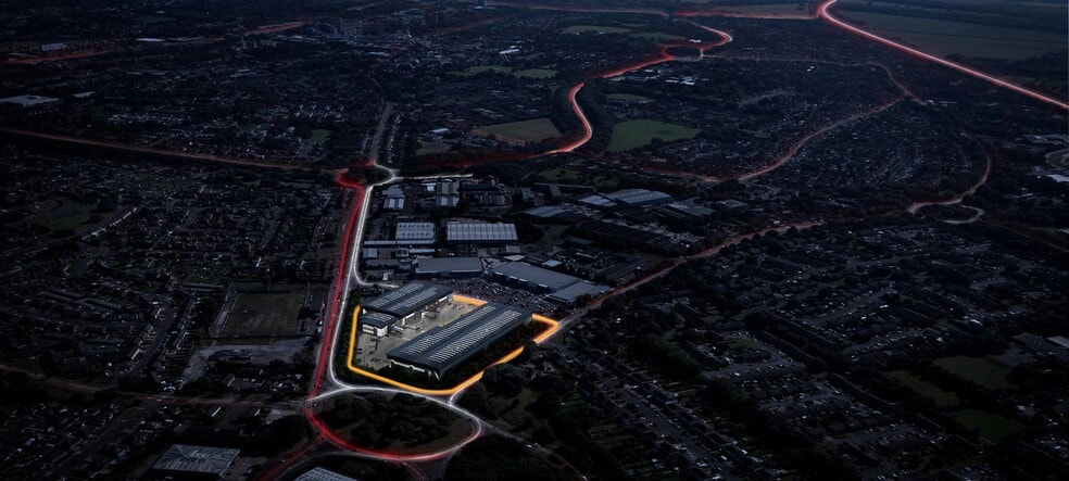 Winchester Rd, Basingstoke for lease - Aerial - Image 3 of 3