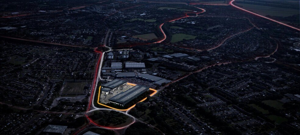 Winchester Rd, Basingstoke à louer - Aérien - Image 3 de 3