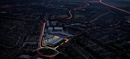 Winchester Rd, Basingstoke, HAM - AÉRIEN Vue de la carte