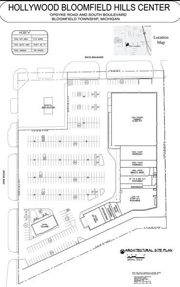 1525-1611 S Opdyke Rd, Bloomfield Hills, MI à louer - Photo du bâtiment - Image 3 de 8