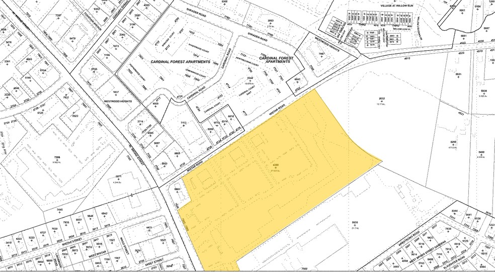 7504-7598 W Broad St, Richmond, VA for lease - Plat Map - Image 2 of 19