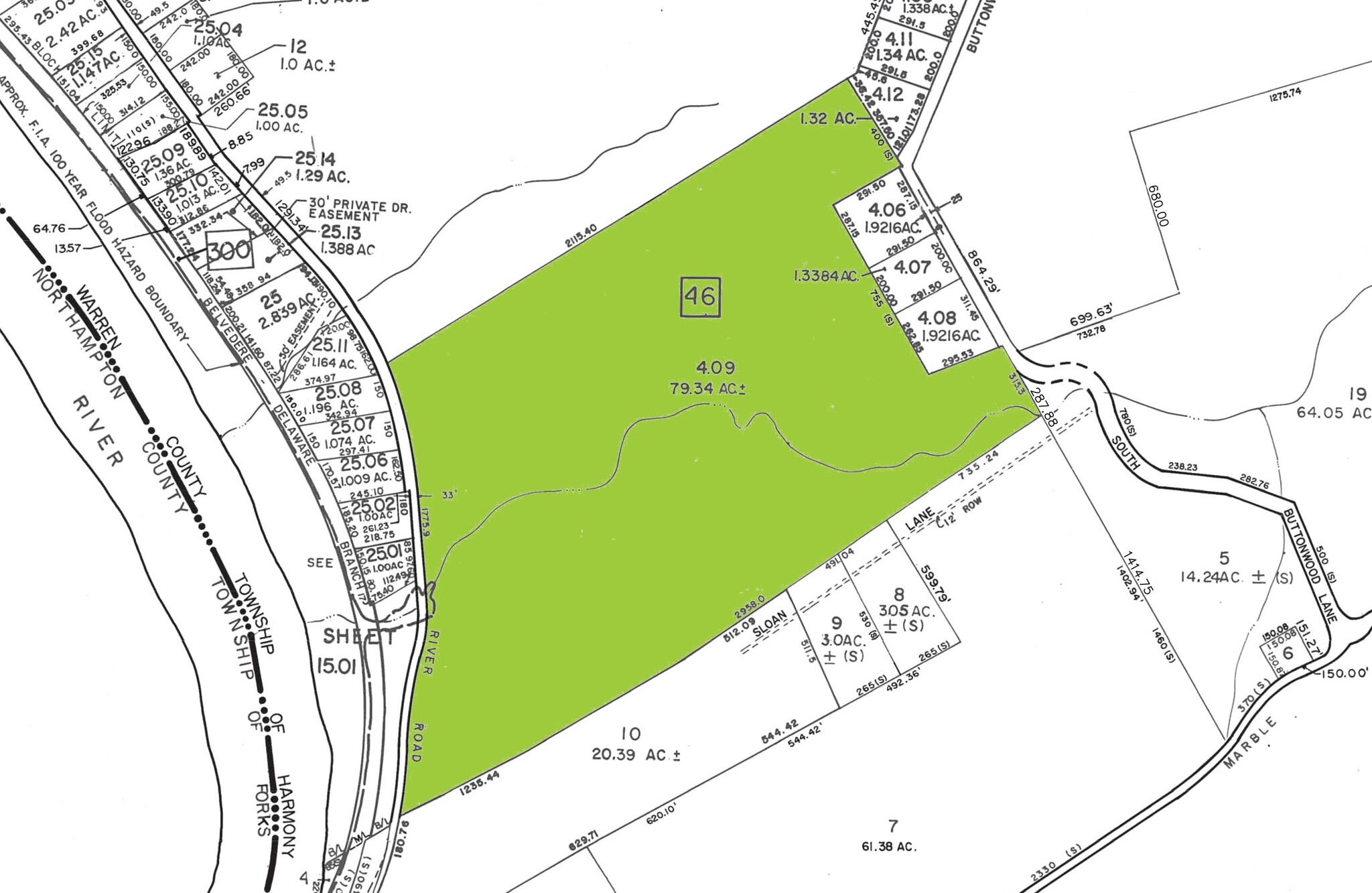 119 Buttonwood Ln, Phillipsburg, NJ for sale Plat Map- Image 1 of 2