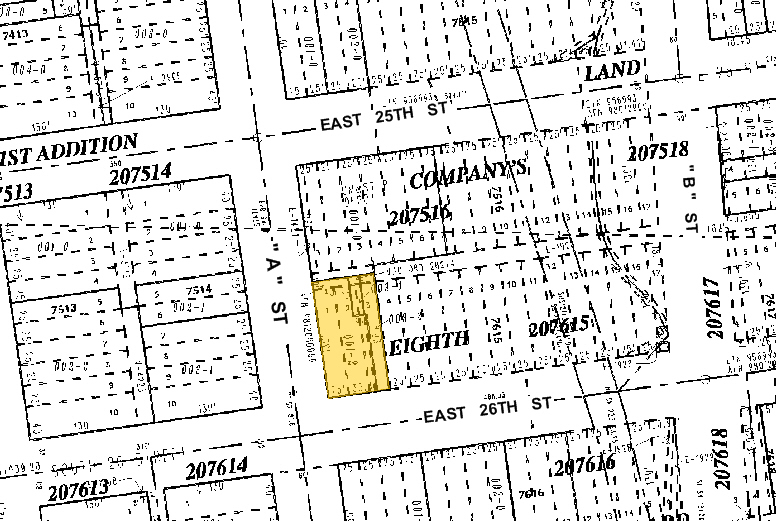 101 E 26th St, Tacoma, WA à louer - Plan cadastral - Image 2 de 17