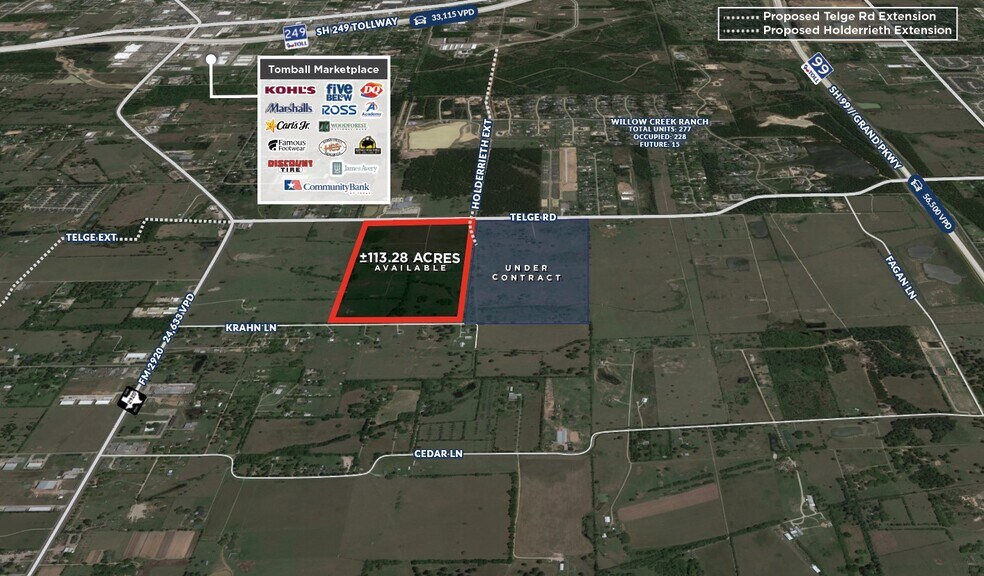 21103 Telge Rd, Tomball, TX à vendre - Aérien - Image 1 de 3