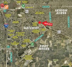 722-734 Meadow Rd, Lehigh Acres, FL - Aérien  Vue de la carte