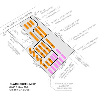 Plus de détails pour 8466 US Highway 280 E, Ellabell, GA - Terrain à vendre