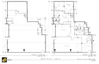 700-716 W 1st St, Los Angeles, CA for lease Floor Plan- Image 1 of 2