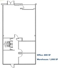 1400 N Sam Houston Pky E, Houston, TX à louer Plan d  tage- Image 2 de 2