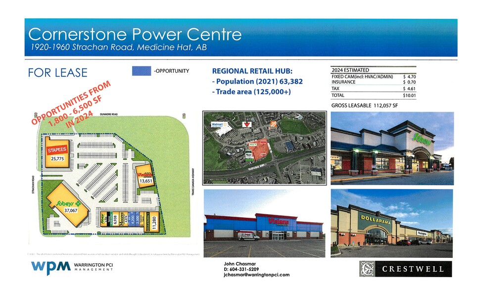 1910-1960 Strachan Rd SE, Medicine Hat, AB for lease - Site Plan - Image 2 of 3