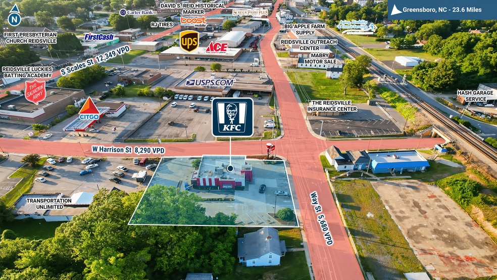 209 W Harrison St, Reidsville, NC for sale - Building Photo - Image 2 of 5