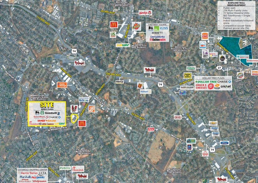 931 N Wendover Rd, Charlotte, NC for lease - Building Photo - Image 3 of 4