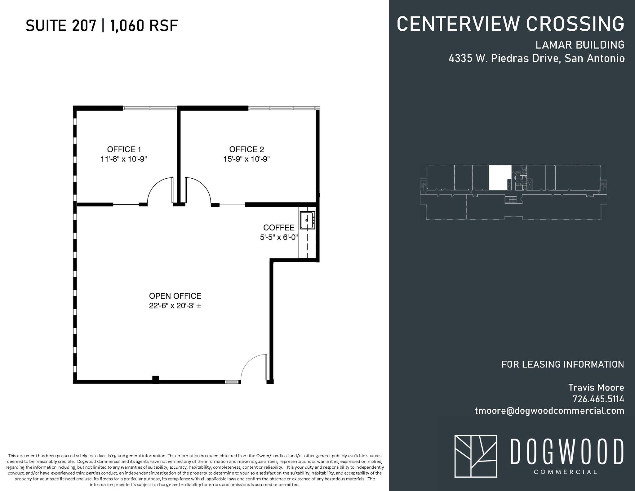 4538 Centerview Dr, San Antonio, TX à louer Plan d  tage- Image 1 de 1