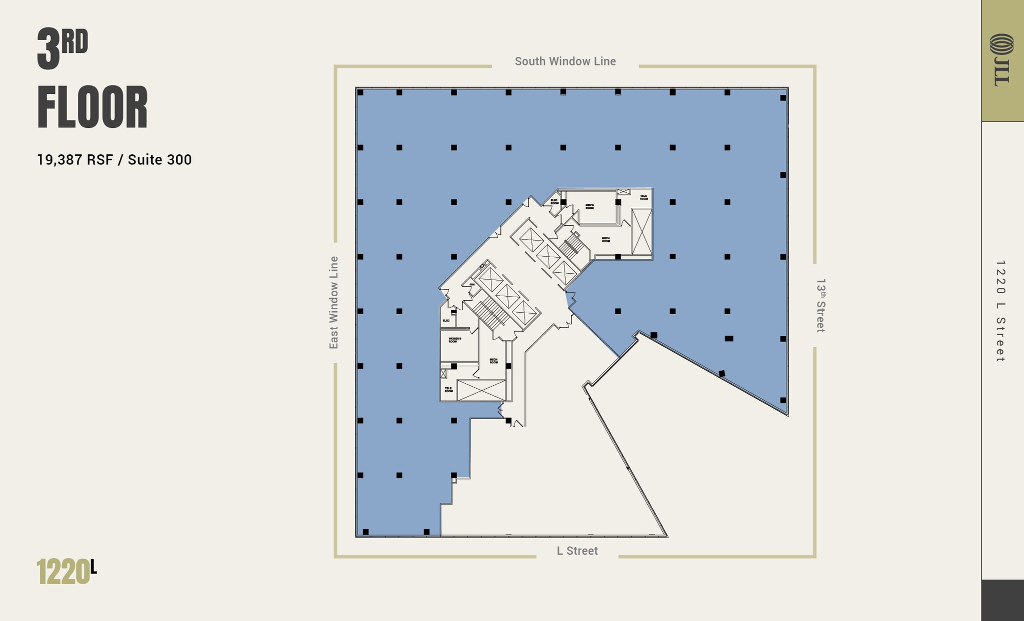 1220 L St NW, Washington, DC for lease Floor Plan- Image 1 of 1