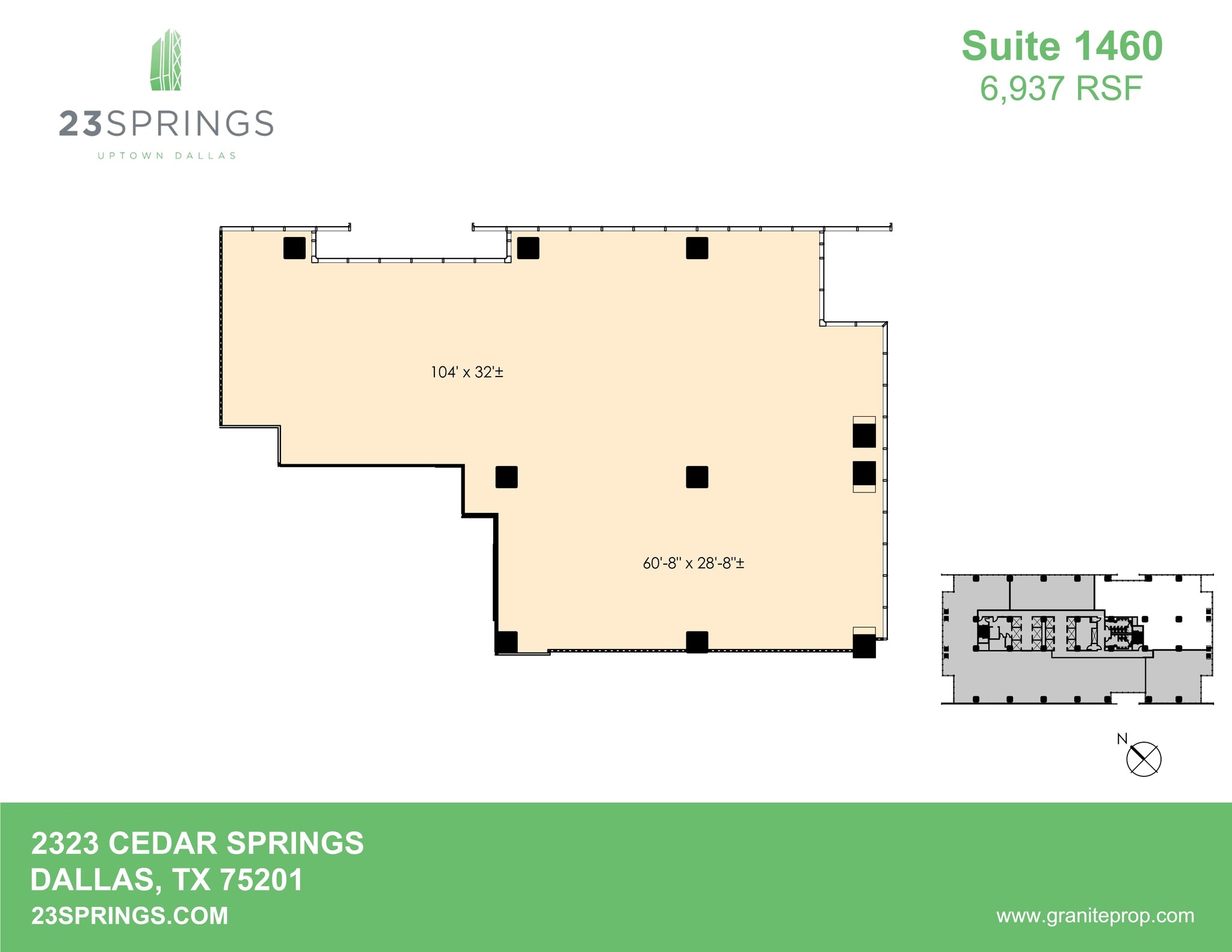 2323 Cedar Springs Rd, Dallas, TX for lease Site Plan- Image 1 of 1