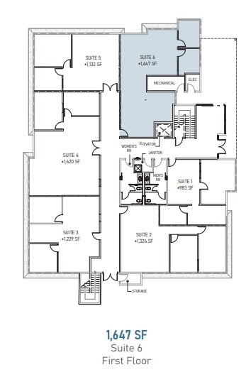 5665 Oberlin Dr, San Diego, CA 92121 - Unit 6 - - Floor Plan - Image 1 of 1