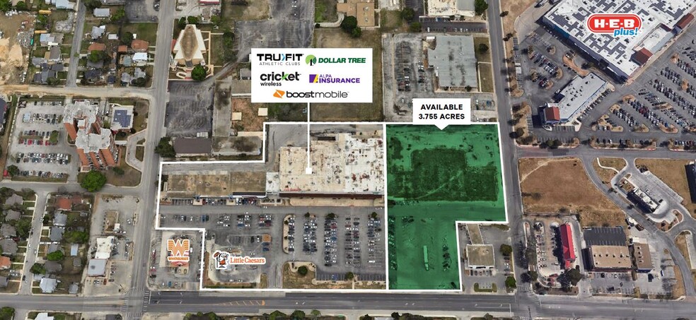 3608 S New Braunfels Ave, San Antonio, TX for lease - Aerial - Image 1 of 3