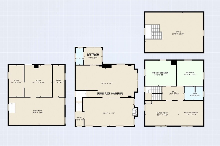 2307 Cleveland Ave NW, Canton, OH à vendre - Plan d’étage - Image 3 de 20