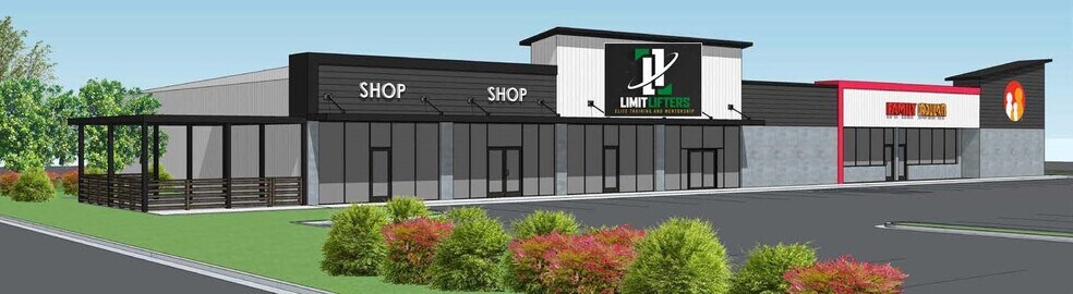 1016 Laurens Rd, Greenville, SC à louer - Photo du bâtiment - Image 3 de 4